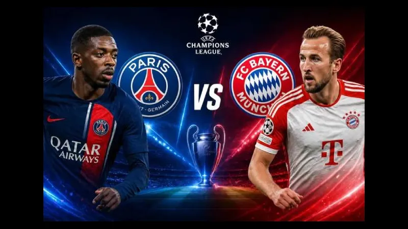 Cầu thủ PSG và Bayern Munich đấu tranh gay gắt trên sân cỏ Cầu thủ PSG và Bayern Munich đấu tranh gay gắt trên sân cỏ